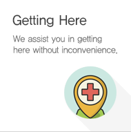 Getting Here- We assist you in getting here without inconvenience.