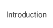 Introduction
